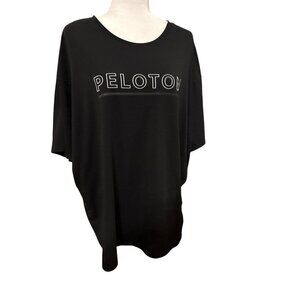 ADIDAS X PELOTON Black Short Sleeve Tee HE0593 w/ Logo Athletic Size XL